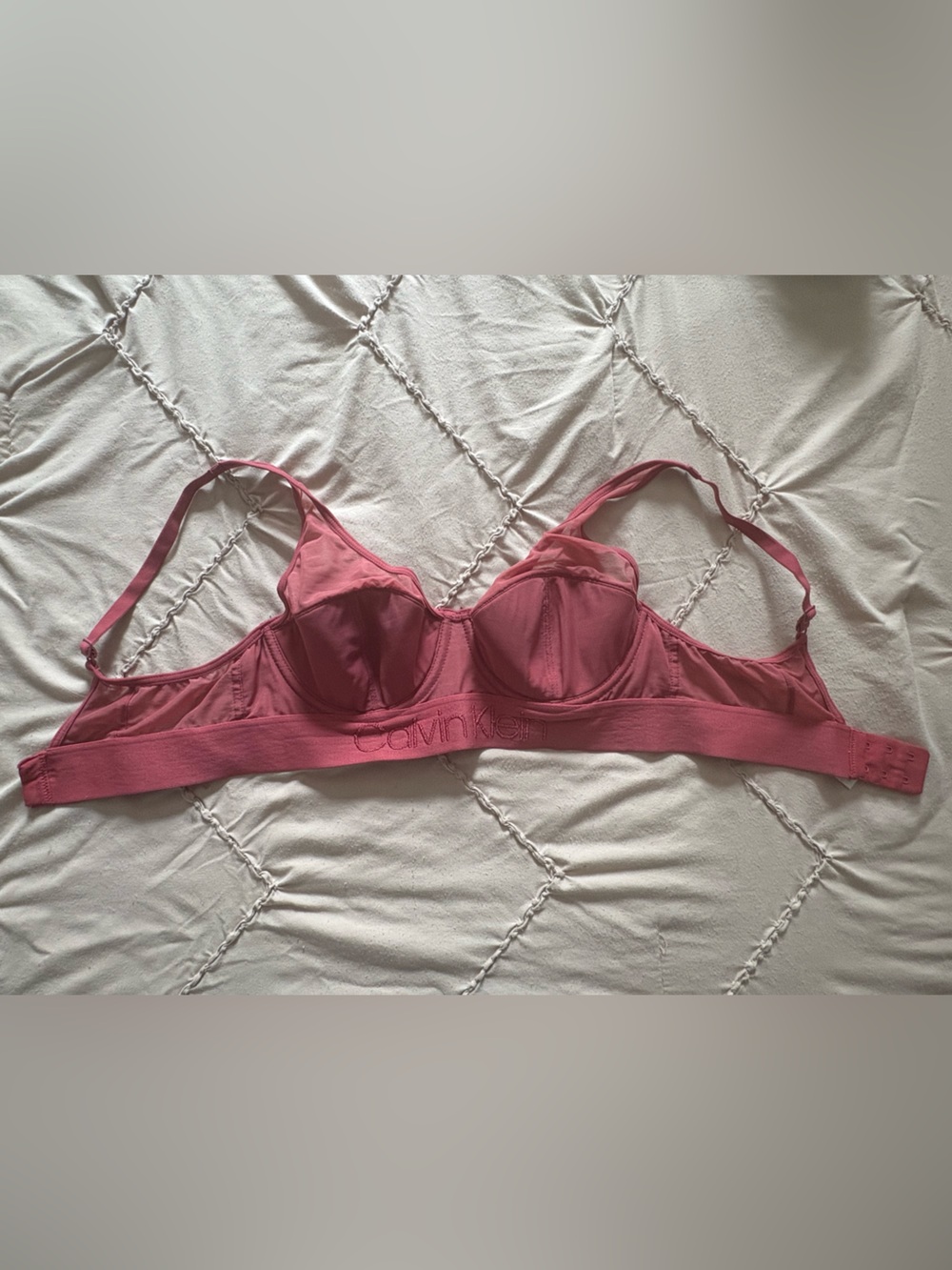 Calvin Klein Dusty Rose Unlined Underwire Bra